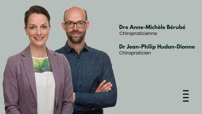 Anne-Michèle Bérubé et Jean-Philip Hudon-Dionne propriétaire de Vertébralis Chiropratique